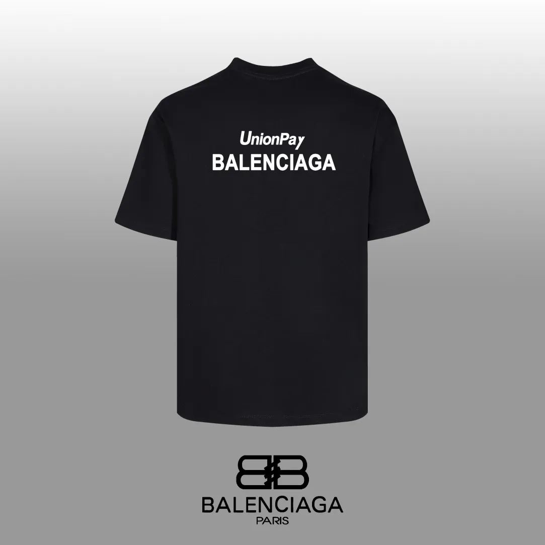 #「 Quality」 《BALENCIAGA 》24SS Classic T Quality - 2 - os 220 -26 280g - 300g 1×1 - Quality ：Black White